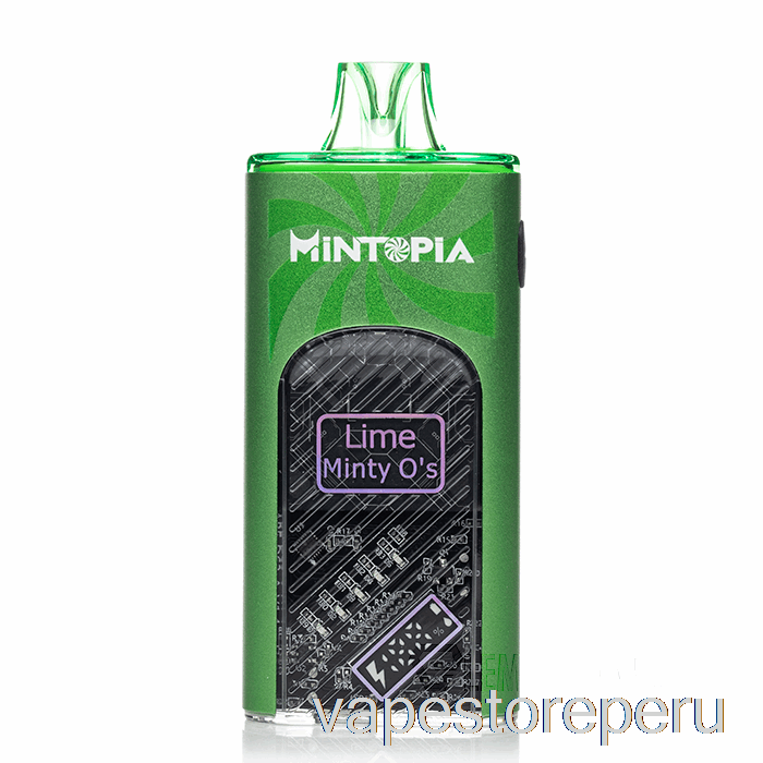 Vape Sin Nicotina Peru Mintopia Turbo 9000 Desechable Lima Minty Os